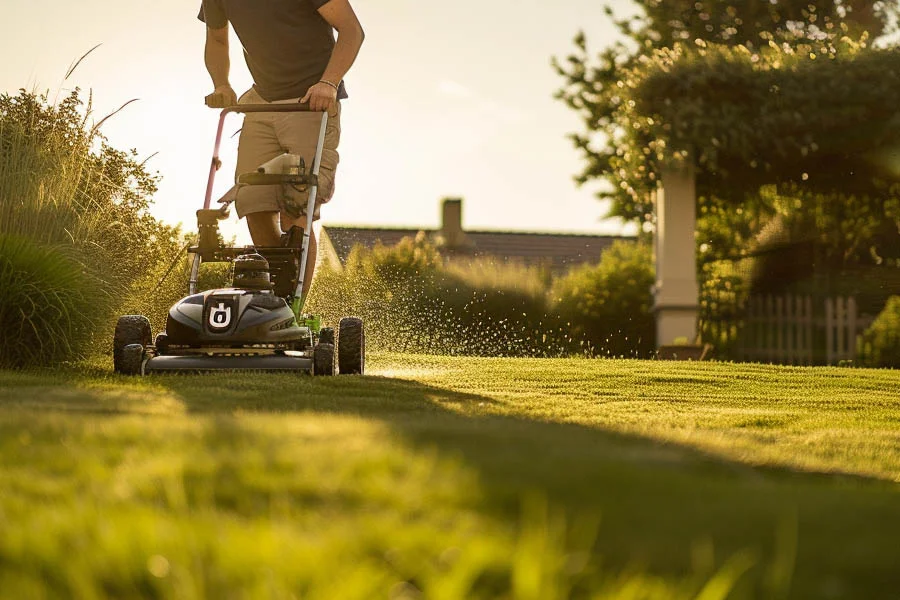 electric and battery lawn mowers